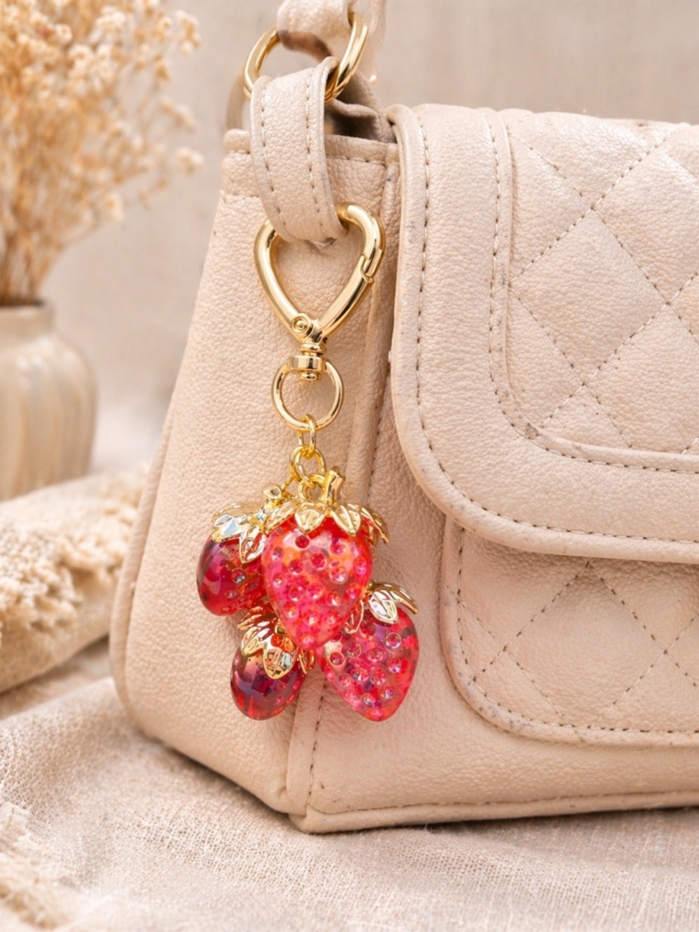 Strawberry Keychain